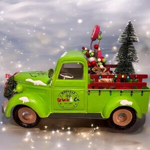 Metal Grinch Green Truck Custom Designed